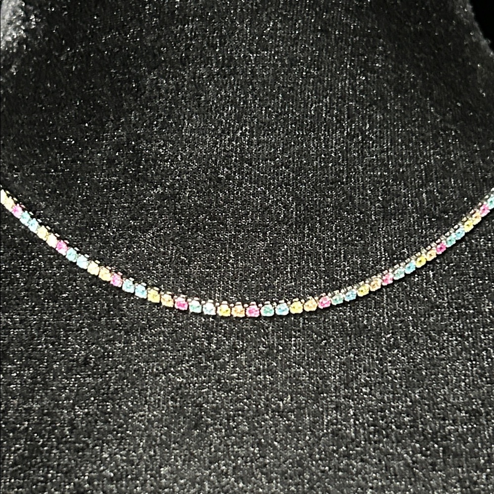 New multicolored necklace - Hypoallergenic Water resistant - Picture 2 of 8